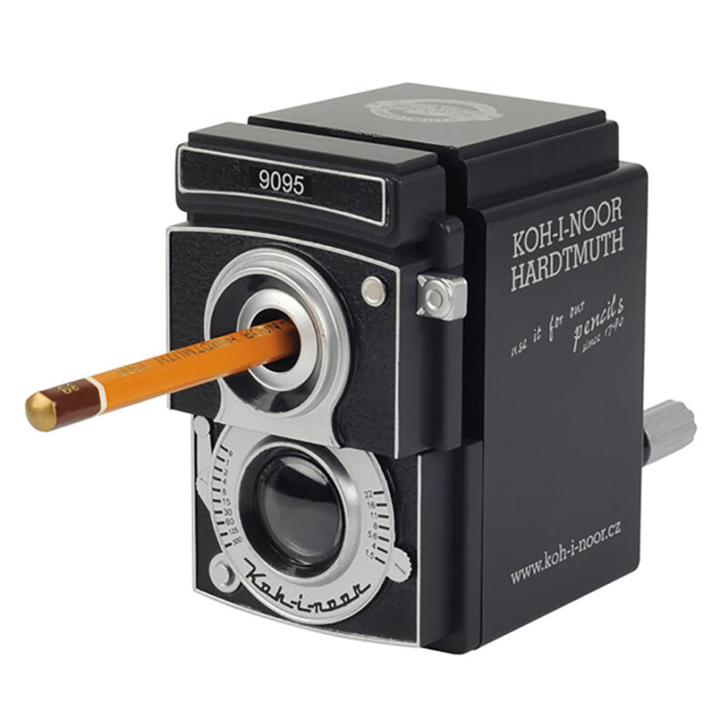 Temperamatite da tavolo a manovella "rollei style"