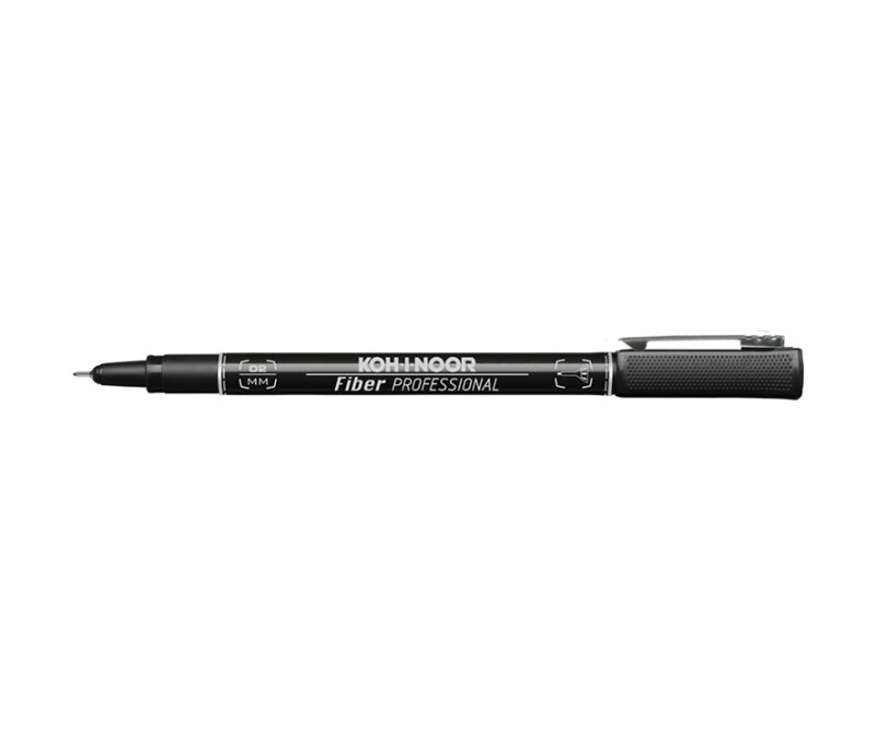 Penna FIBER tratto nero 02