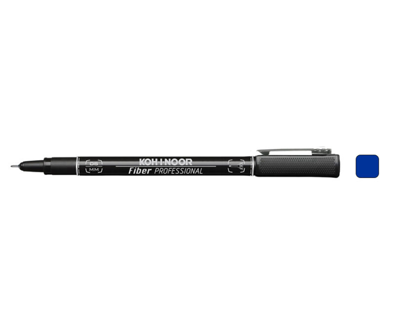 Penna FIBER tratto blu 05