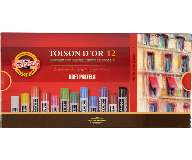 Ast. 12 colori SOFT PASTELS Toison D'Or