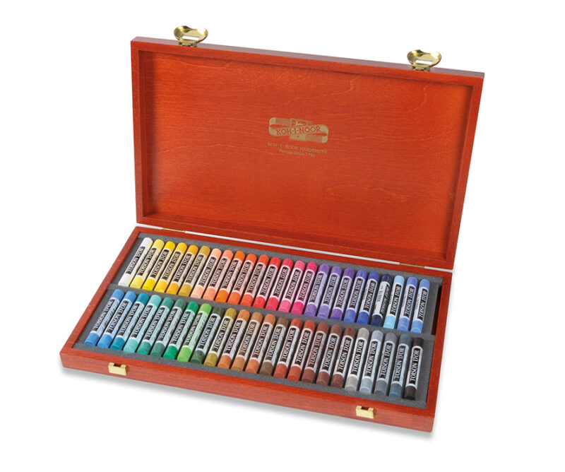 Ast. in legno 48 colori SOFT PASTELS Toison D'Or
