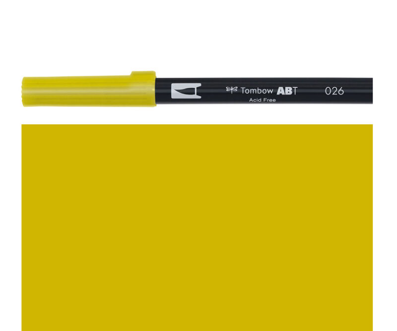 Pennarello DUAL BRUSH yellow gold