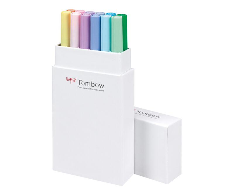 Set 12 pz. DUAL BRUSH - colori PASTELLO