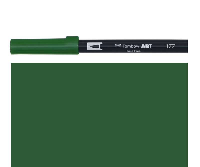 Pennarello DUAL BRUSH dark jade
