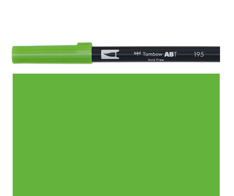 Pennarello DUAL BRUSH light green