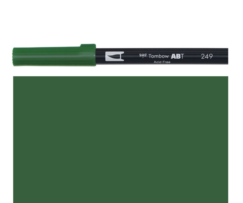 Pennarello DUAL BRUSH hunter green