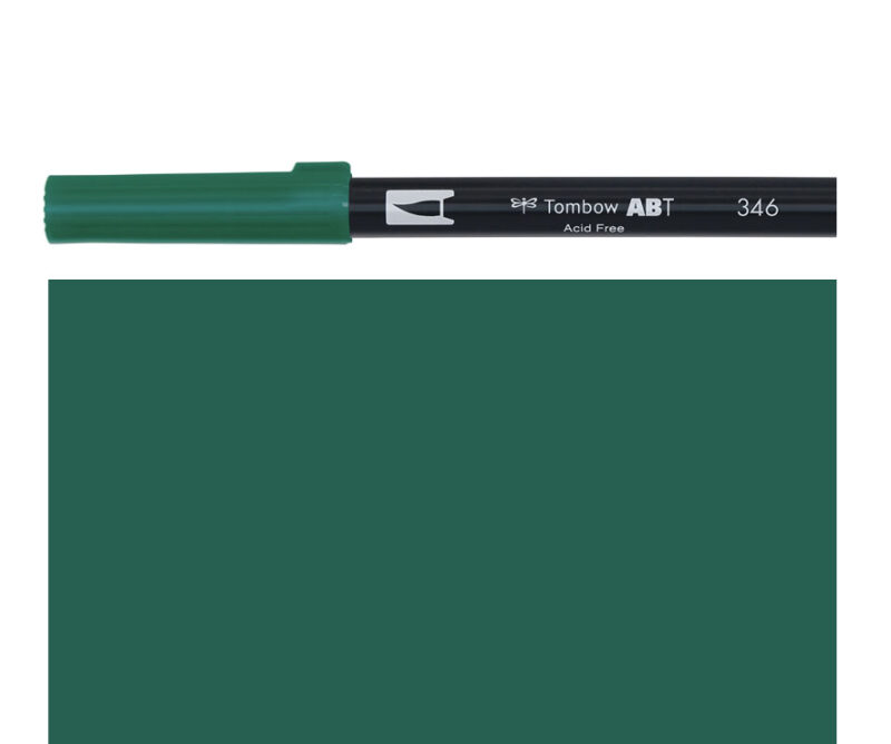 Pennarello DUAL BRUSH sea green
