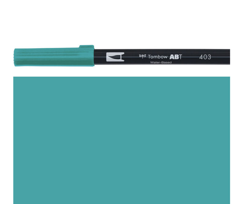 Pennarello DUAL BRUSH bright blue