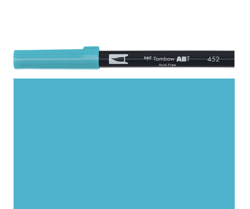 Pennarello DUAL BRUSH process blue