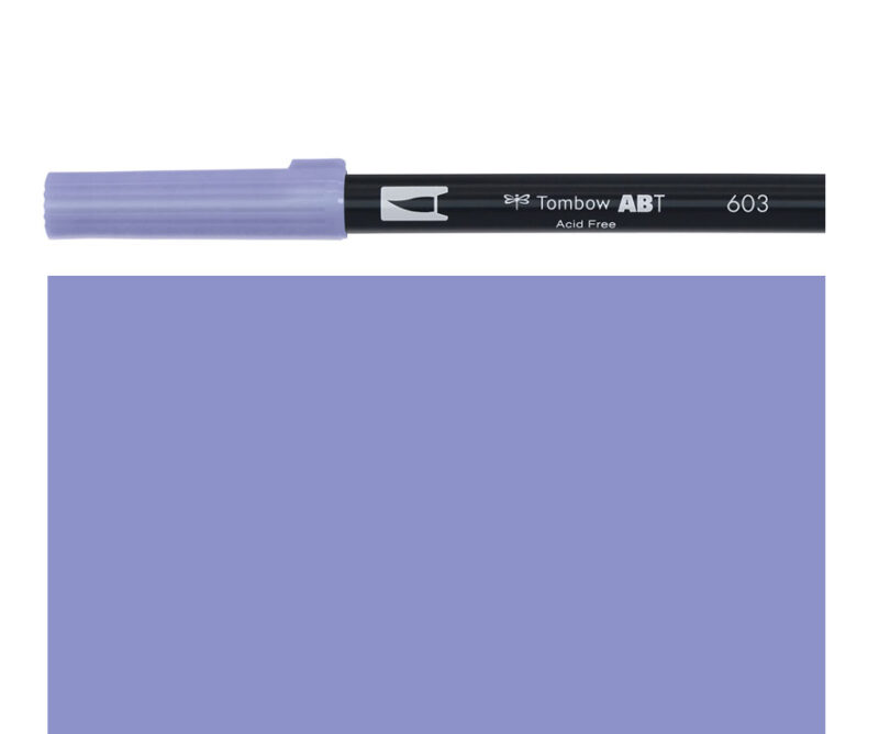 Pennarello DUAL BRUSH periwinkle