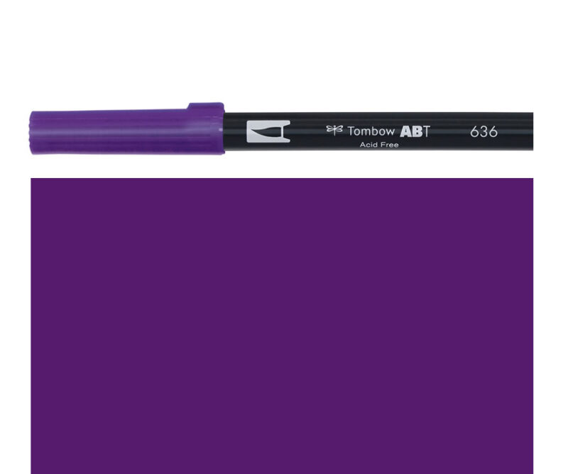 Pennarello DUAL BRUSH imperial purple