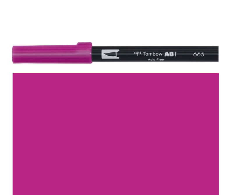 Pennarello DUAL BRUSH purple