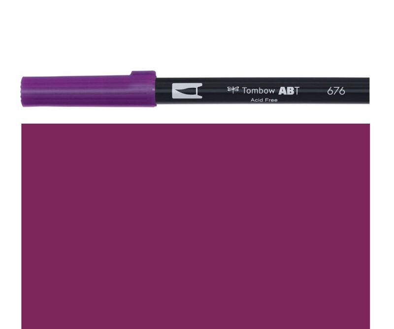 Pennarello DUAL BRUSH royal purple