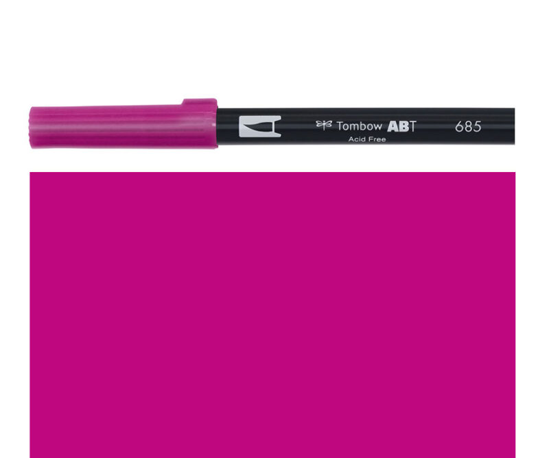 Pennarello DUAL BRUSH deep magenta