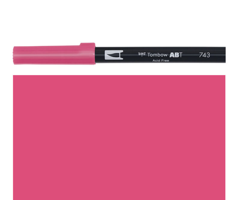 Pennarello DUAL BRUSH hot pink
