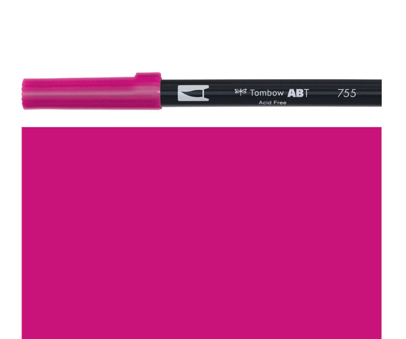 Pennarello DUAL BRUSH rubine red