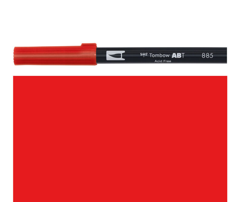 Pennarello DUAL BRUSH warm red