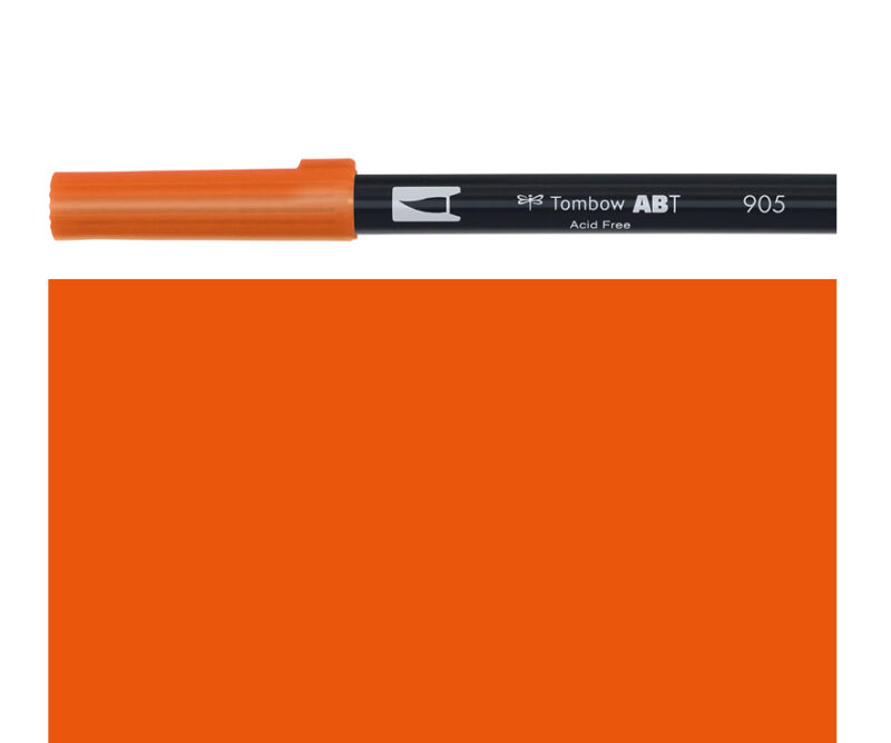 Pennarello DUAL BRUSH red