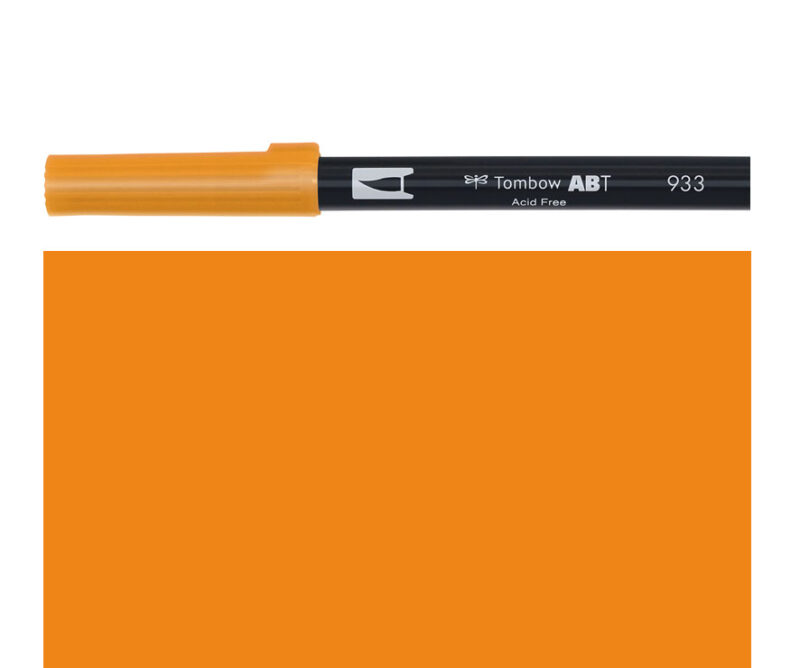 Pennarello DUAL BRUSH orange