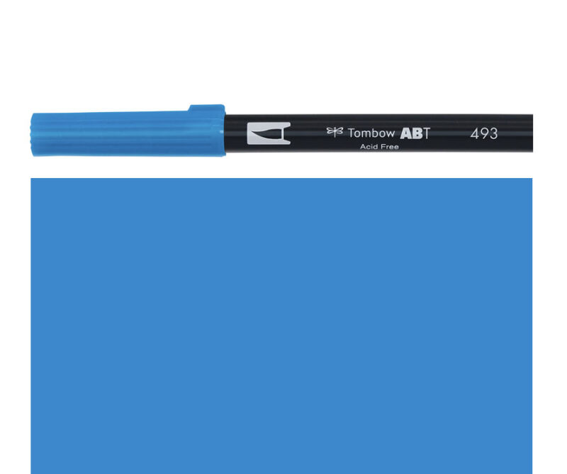 Pennarello DUAL BRUSH reflex blue