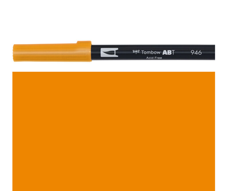 Pennarello DUAL BRUSH gold ochre