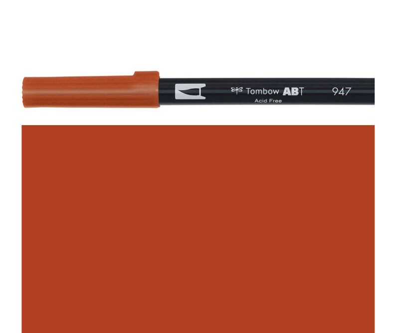 Pennarello DUAL BRUSH burnt sienna
