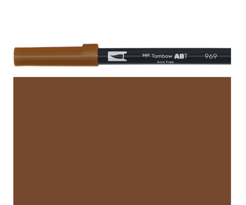 Pennarello DUAL BRUSH chocolate