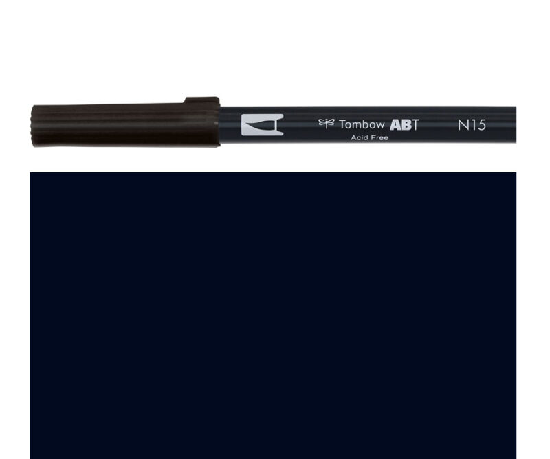 Pennarello DUAL BRUSH black