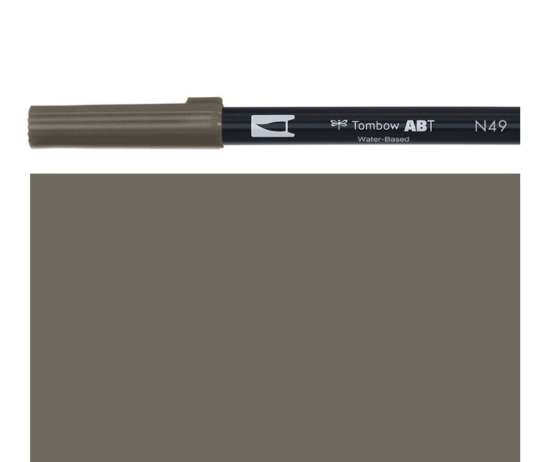 Pennarello DUAL BRUSH warm gray 8