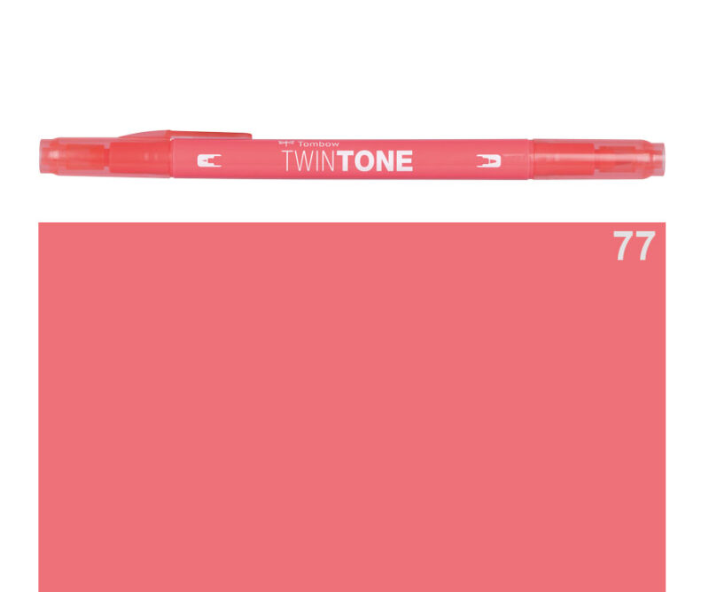 Marker TWIN TONE rosso ciliegia