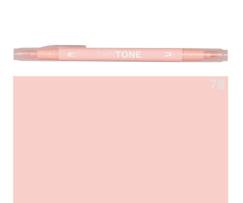 Marker TWIN TONE rosa corallo