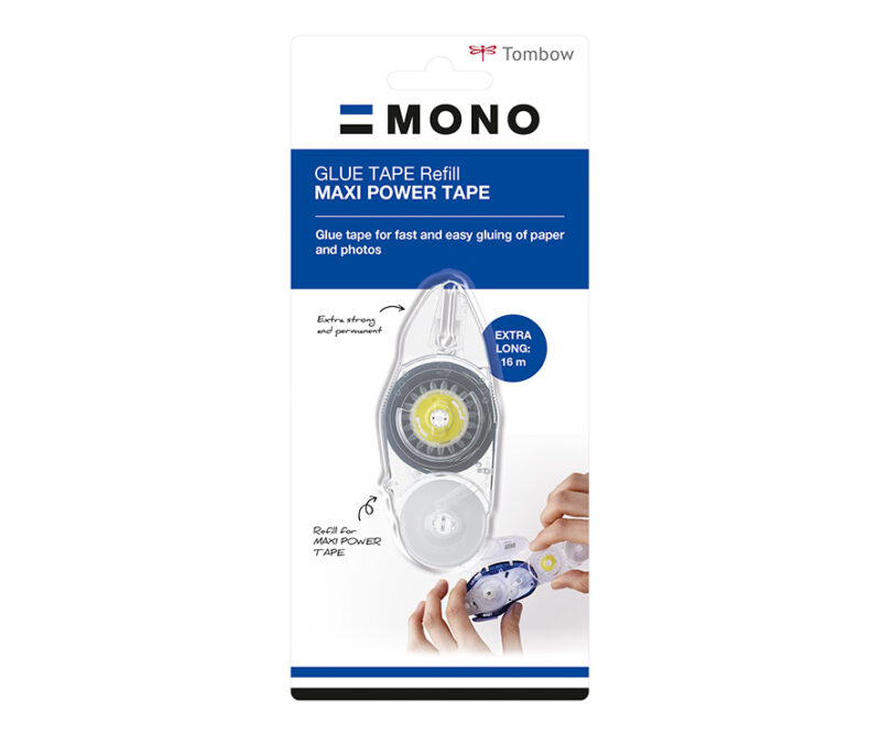 Blister 1 refill Glue Tape per MAXI POWER