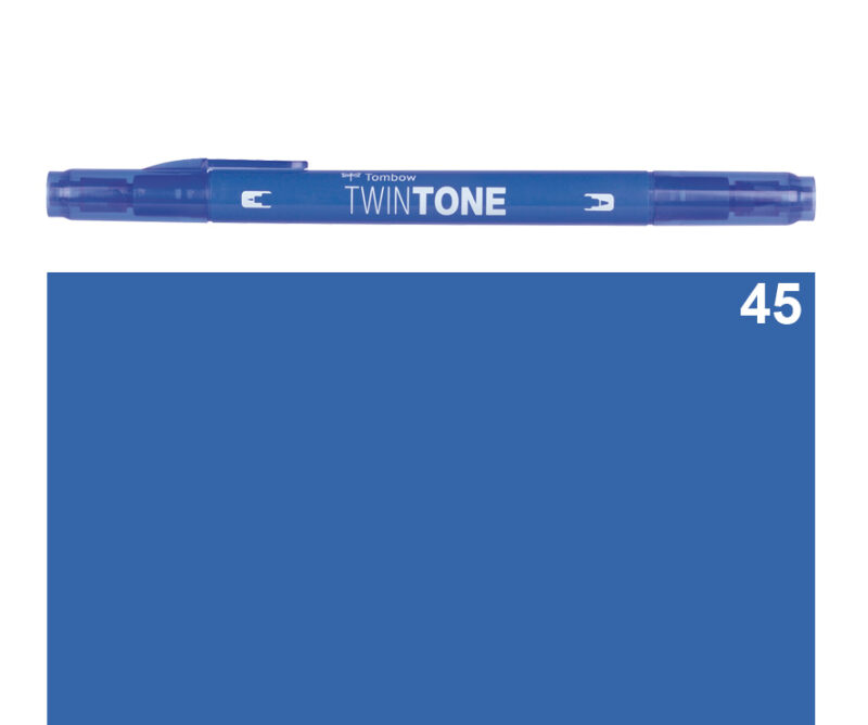 Marker TWIN TONE blu francese