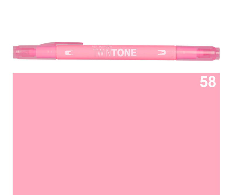 Marker TWIN TONE rosa pallido