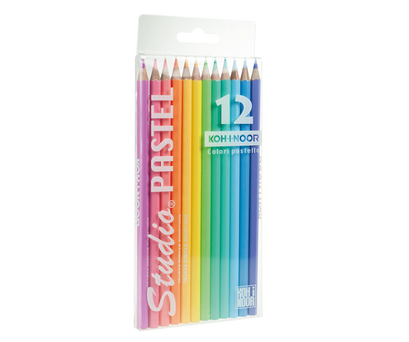 Ast. 12 matite colorate PASTEL